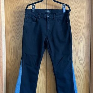 PAIGE Men's Lennox Jeans in Black and Blue